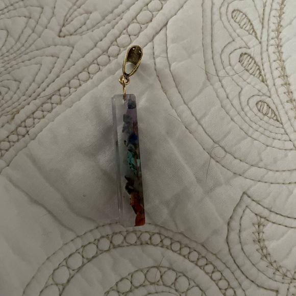 New 7 Charka Stone Orgonite Pendants Energy Chakra Reiki Healing Amulet - Picture 3 of 7